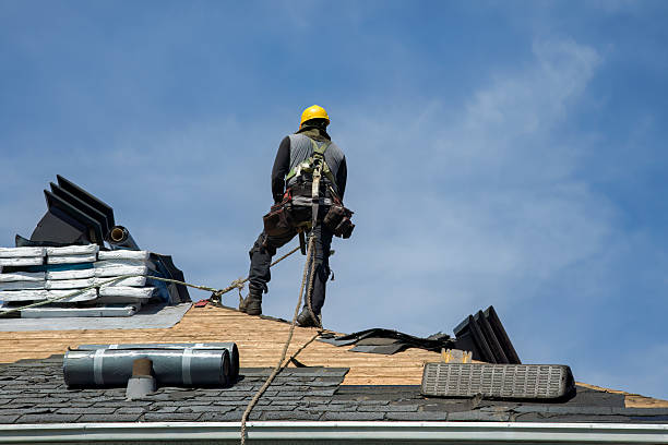 Professional Gutter Installation technician working in Sunnyside, WA